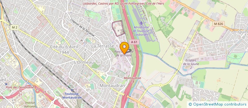 localisation de l'entreprise SOC BIOMIDI à TOULOUSE