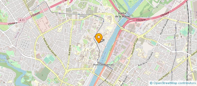 localisation de l'entreprise SOC BIOPHYSIQUE MEDECINE NUCLEAIRE OUEST à ANGERS