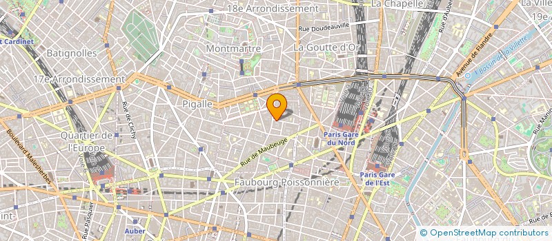 localisation de l'entreprise SOC BIRON à PARIS