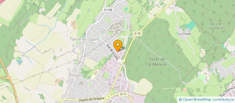 localisation de l'entreprise SOC BISONTINE D ISOLATION à SERRE-LES-SAPINS