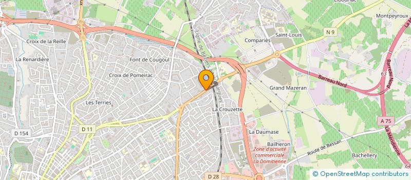 localisation de l'entreprise SOC BITTEROISE PIECES AUTOMOBILES à BEZIERS