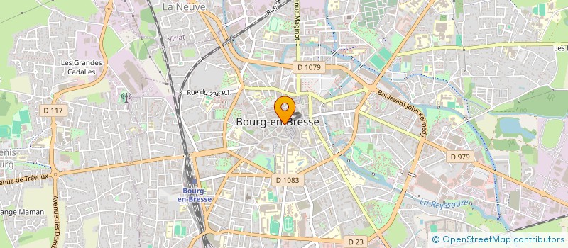 localisation de l'entreprise SOC BLANCHARD ET COURTOIS à BOURG-EN-BRESSE