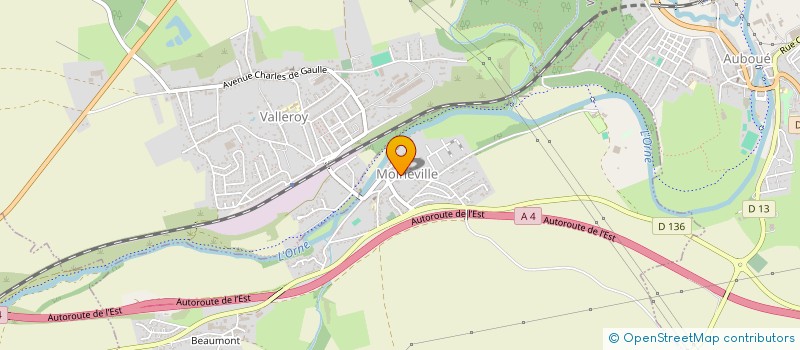 localisation de l'entreprise SOC BOBINAGE DEPANNAGE ELECTRIQUE  MOINEVILLE