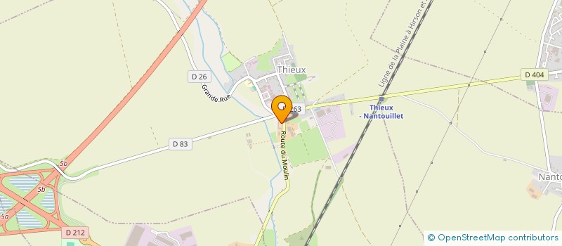 localisation de l'entreprise SOC BOISSEAU ET BAHIN  THIEUX