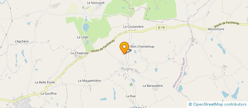 localisation de l'entreprise SOC BOTON MERLET  MONCOUTANT-SUR-SEVRE