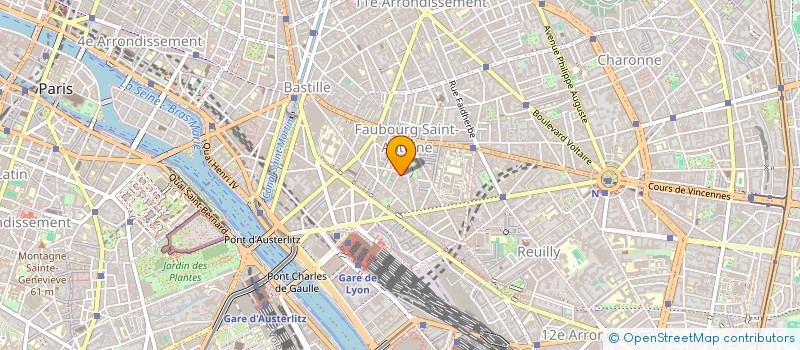 localisation de l'entreprise SOC BOUCHERIE D ALIGRE à PARIS