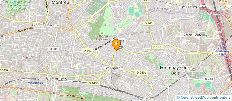 localisation de l'entreprise SOC BOUCHERIE NOUVELLE  FONTENAY-SOUS-BOIS