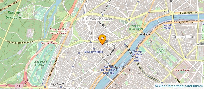 localisation de l'entreprise SOC BOUCHERIE ROGER à PARIS