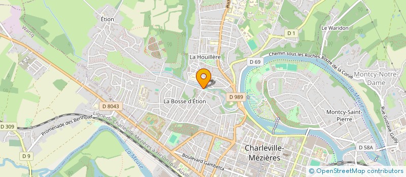 localisation de l'entreprise SOC BOUILLON FILS ET COMPAGNIE à CHARLEVILLE-MEZIERES