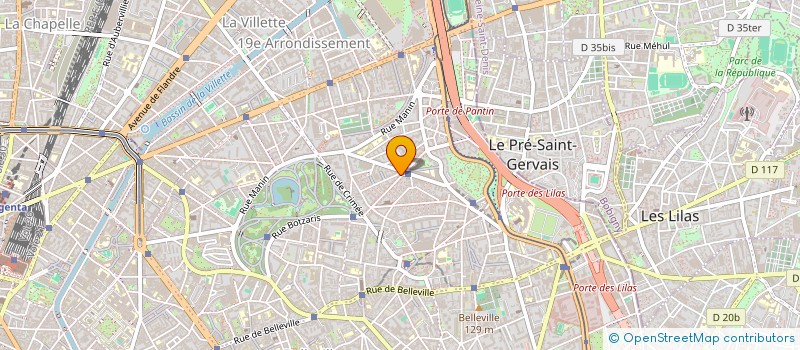 localisation de l'entreprise SOC BOULANG PL DU DANUBE  PARIS