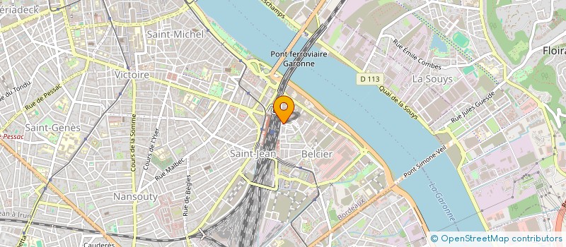 localisation de l'entreprise SOC BOULANGERIES ET PATISSERIES MARTINET à BORDEAUX