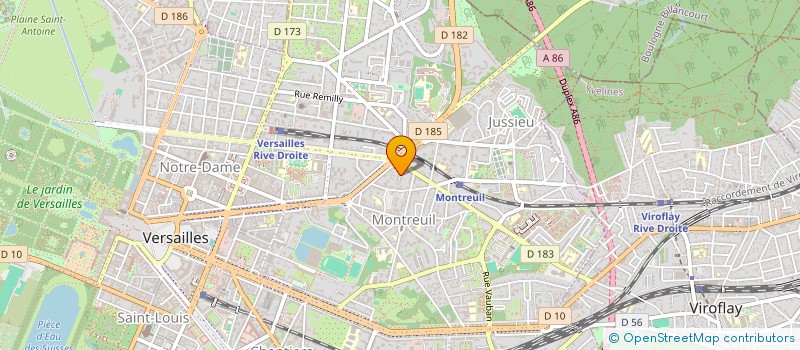 localisation de l'entreprise SOC BOULEVARD DE LA REINE NUMERO 71 BIS à VERSAILLES