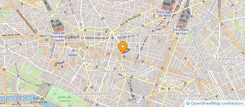 localisation de l'entreprise SOC BOWLING MONTMARTRE JEUX J3  PARIS