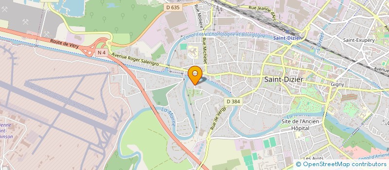 localisation de l'entreprise SOC BRAGARDE DE TRAV PUBLICS à SAINT-DIZIER