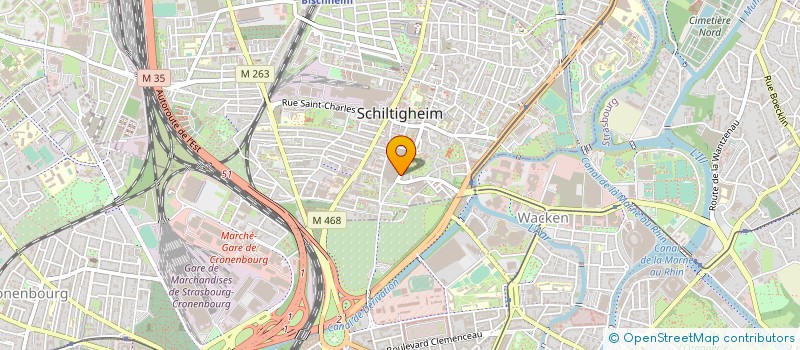 localisation de l'entreprise SOC BRAS REST AU PONT D ANVERS  SCHILTIGHEIM