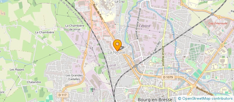 localisation de l'entreprise SOC BRESSANE GESTION ET D'ADMINISTRATION à VIRIAT