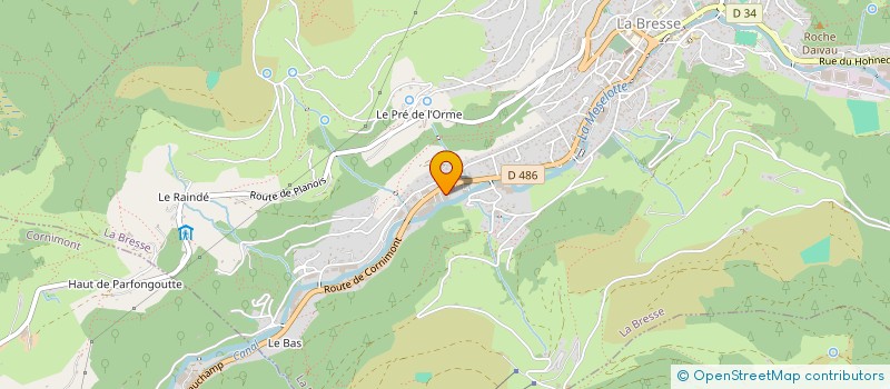 localisation de l'entreprise SOC BRESSAUDE DE DISTRIBUTION à LA BRESSE