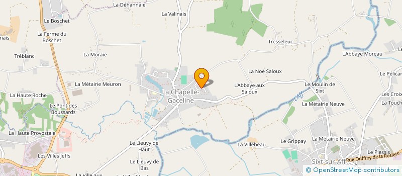 localisation de l'entreprise SOC BRETONNE EDITION ET PRESSE à LA GACILLY
