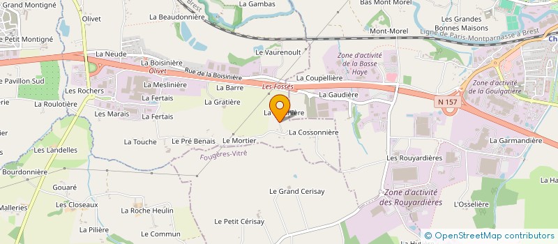 localisation de l'entreprise SOC BRETONNE TRANSACTIONS AUTOMOBILES à SERVON-SUR-VILAINE