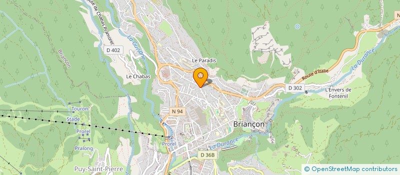 localisation de l'entreprise SOC BRIANCON RECHERCHES EN COMMUNICATION  BRIANCON