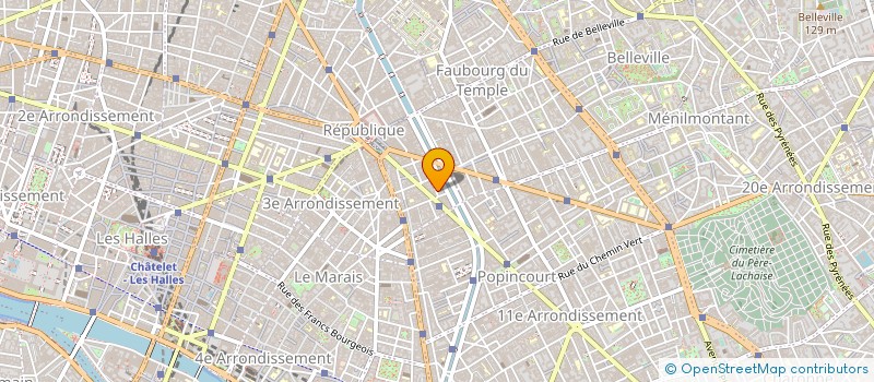 localisation de l'entreprise SOC BRIET COMPTOIR CAOUTCHOUC à PARIS