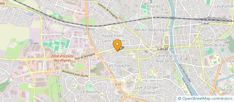 localisation de l'entreprise SOC BRILHAULT PLAISANCE à LAVAL
