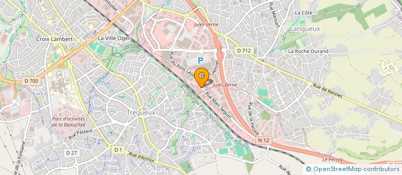 localisation de l'entreprise SOC BRIOC VEHICULE OCCAS SBVO à LANGUEUX