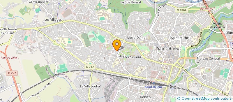localisation de l'entreprise SOC BRIOCHINE D'ISOLATION à SAINT-BRIEUC
