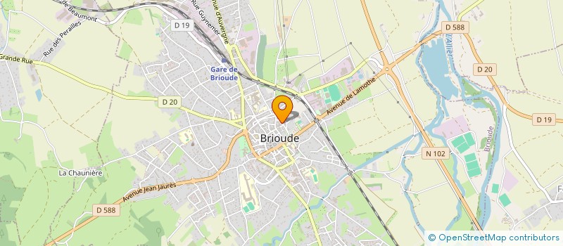 localisation de l'entreprise SOC BRIVADOISE D ENTRETIEN  BRIOUDE