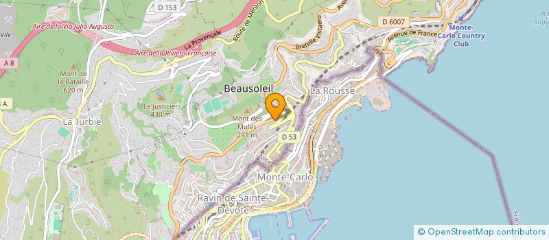 localisation de l'entreprise SOC BRIZZI à BEAUSOLEIL