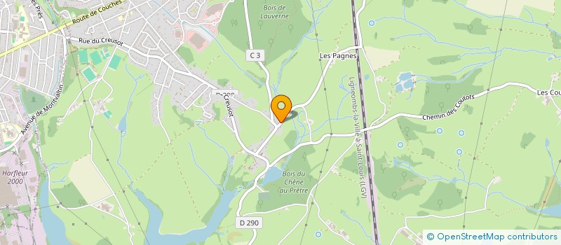 localisation de l'entreprise SOC BROGELIENNE DE MACONNERIE GENERALE  ST PIERRE DE VARENNES