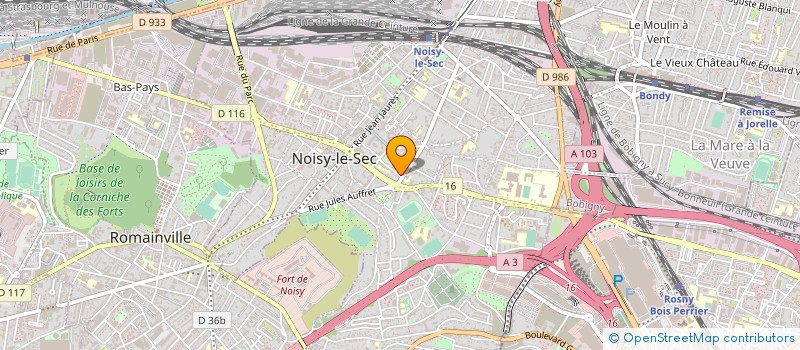 localisation de l'entreprise SOC BRUN & CIE à NOISY-LE-SEC