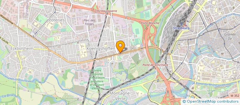 localisation de l'entreprise SOC BRUZZANO SAF à STRASBOURG