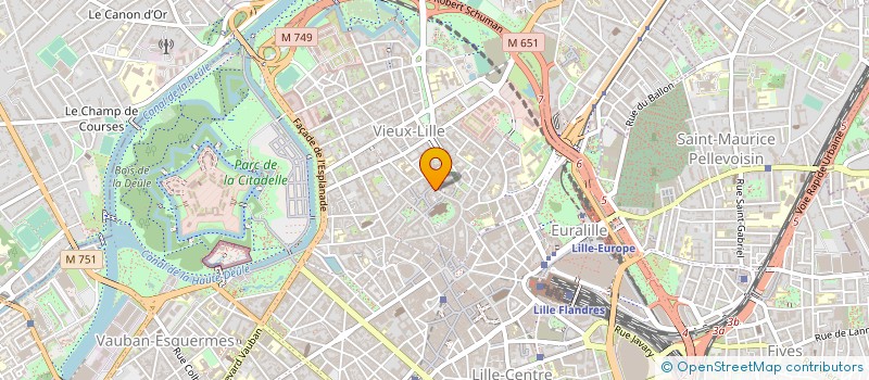 localisation de l'entreprise SOC BUREAU ETUDE METHODE APPLICATION à LILLE