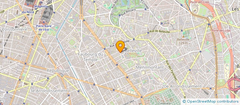 localisation de l'entreprise SOC C A L I à PARIS