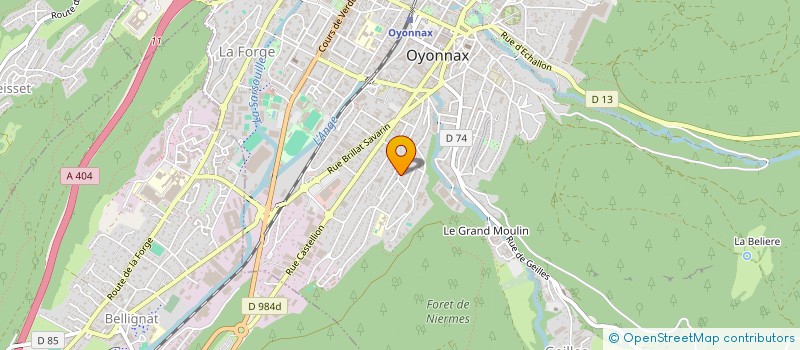 localisation de l'entreprise SOC C E D P à OYONNAX