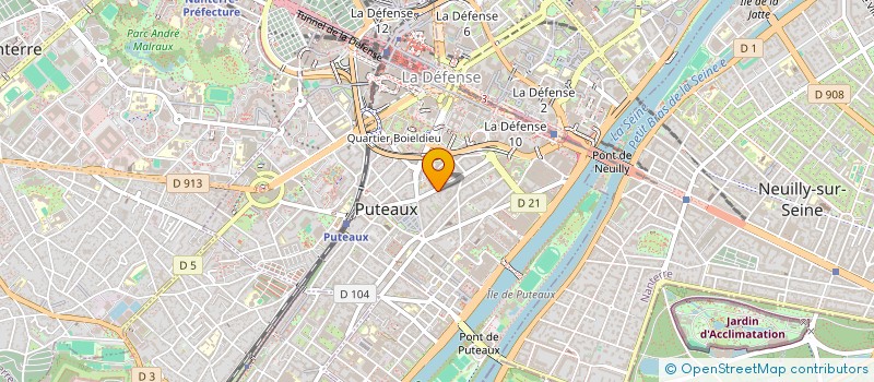 localisation de l'entreprise SOC C O E F I  PUTEAUX