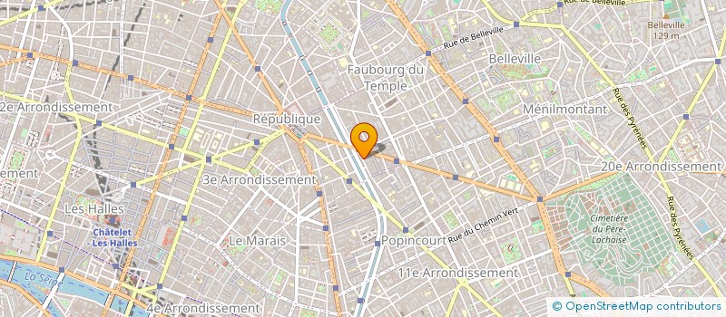 localisation de l'entreprise SOC CADEAU LUMINAIRE CHEYRON99 à PARIS