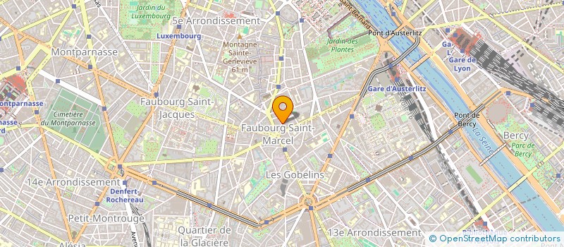 localisation de l'entreprise SOC CALLIGRAMMES à PARIS