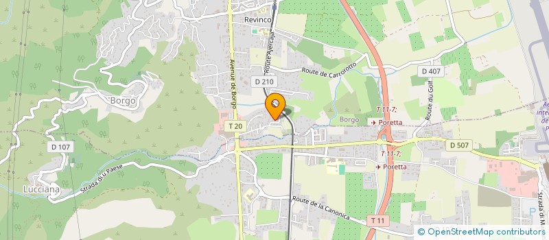 localisation de l'entreprise SOC CAMPI ROSSI à BORGO