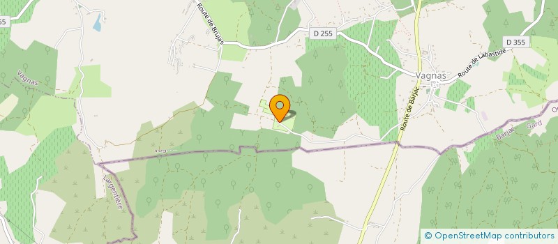 localisation de l'entreprise SOC CAMPING CARAVANING PROVENC à VAGNAS