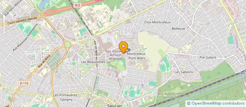 localisation de l'entreprise SOC CANALISATION DISTRIBUTION à SEVRAN