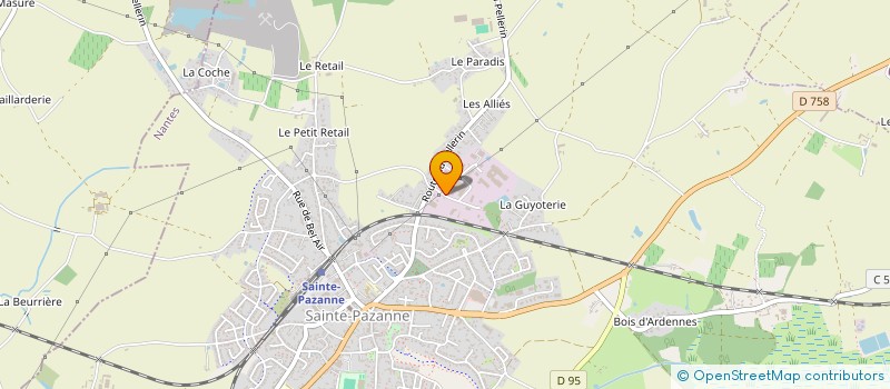 localisation de l'entreprise SOC CANTAL TRAVAUX TELEPHON ET ELECTR à SAINTE-PAZANNE