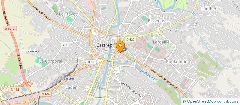 localisation de l'entreprise SOC CAP A SOULT à CASTRES