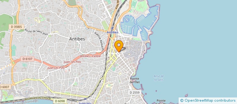 localisation de l'entreprise SOC CAP AGENCE à ANTIBES
