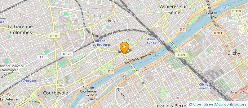 localisation de l'entreprise SOC CAPI FILMS à COURBEVOIE