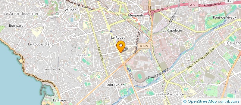 localisation de l'entreprise SOC CAPITAL RISQUE PROVENCALE CORSE  MARSEILLE