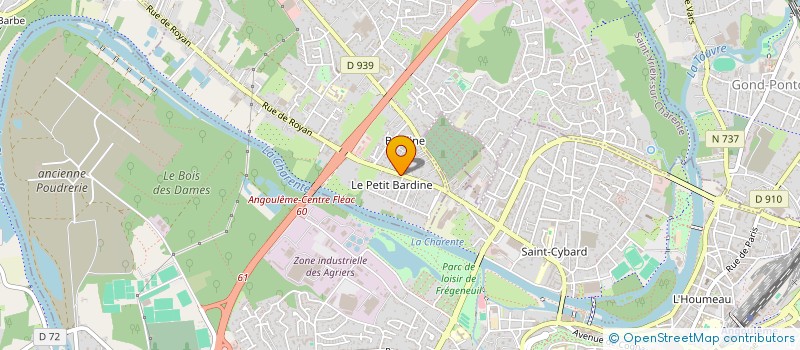 localisation de l'entreprise SOC CAPITALISATION FINANCIERE MAS à SAINT-YRIEIX-SUR-CHARENTE