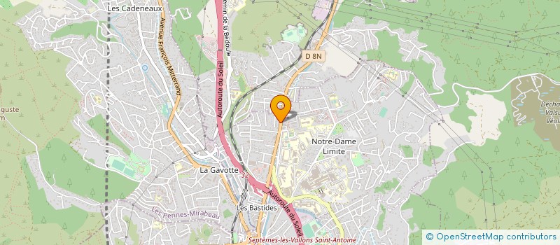 localisation de l'entreprise SOC CAPRICE PARFUMS à MARSEILLE