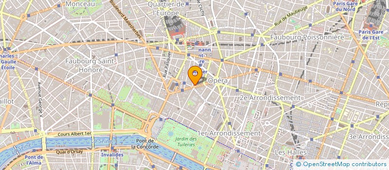 localisation de l'entreprise SOC CAPUCINES à PARIS